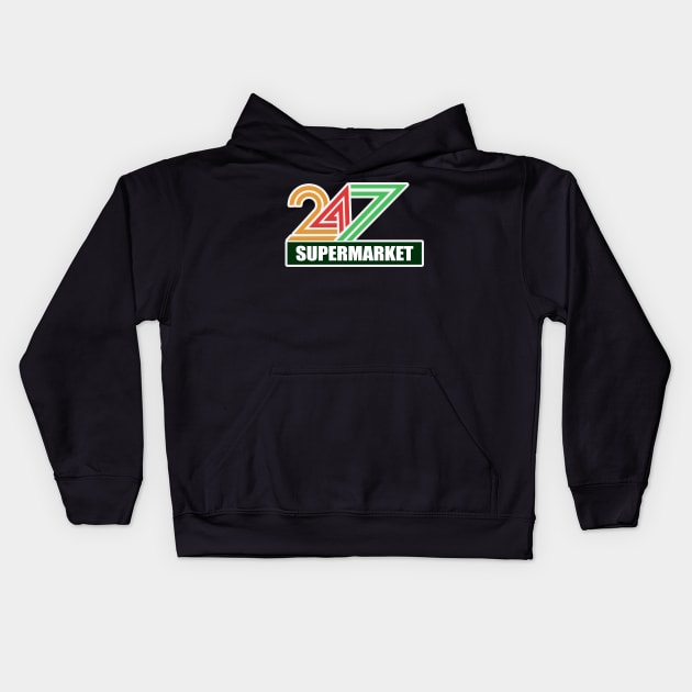 24 7 SuperMarket Kids Hoodie by Destro